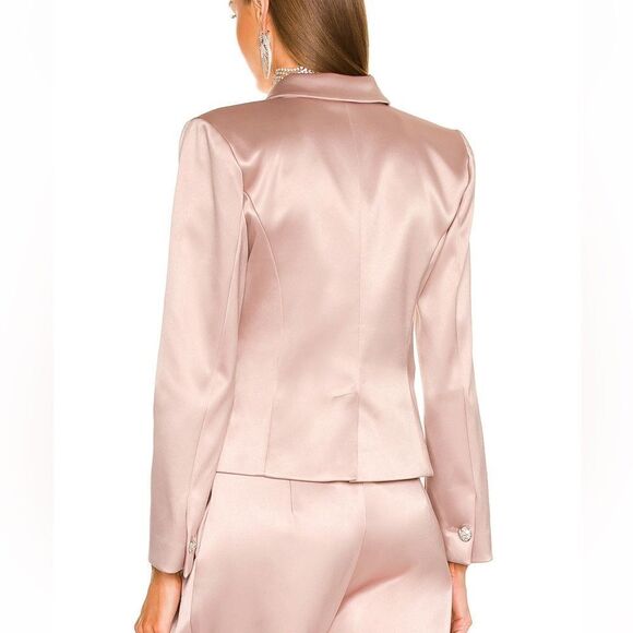 NWT Dundas X Revolve Marion Blazer in Blush Medium - Picture 6 of 16